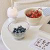 2Pcs Easy Cleaning Mini Fruit Basket Stackable Fruit Storage Containers Fruit Drain Bowl  Kitchen