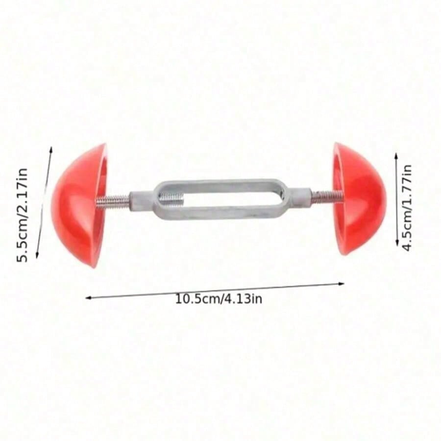 

1pair Mini Shoe Stretcher Adjustable Width Extender Toe Rack - Portable Shoe Anti-Wrinkle Shoe Stretcher one-size червоний