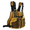 Fishing Vest Backpack Adjustable Breathable Outdoor Fishing Vest Yellow Free Size