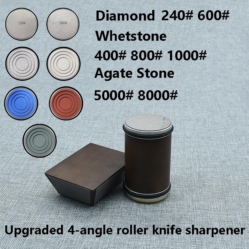 Rolling Knife Sharpener Kitchen Magnetic Roller Professional System Tool  Whetstone Upgraded 4-angle Roller Knife Sharpener Hot