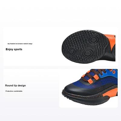 Kids Skx Court Hype Comfortable Versatile Non-Slip Durable Low-Top Basketball Shoes Kids Sneaker Blue Black 406069L-BLBK