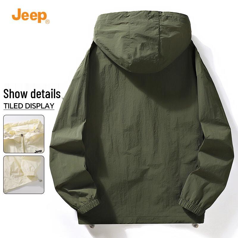 JEEP Lightweight Sun Protection Hooded Jacket