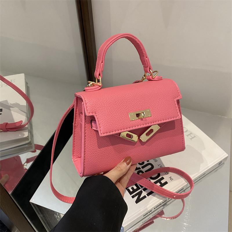 Retro Lässige Elegante Handtasche Damen 2024 Neue Koreanische Version Pendler Kleine Quadratische Tasche Mode Einzelne Umhängetasche