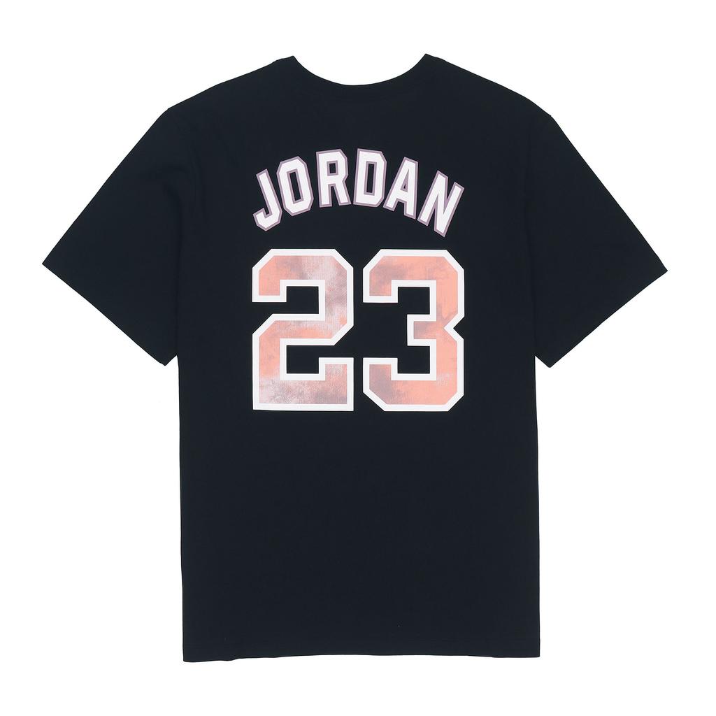Jordan Sport DNA Solid Logo And Numbers Crew Neck Short Sleeve T-Shirt Men Tops Black DO8899-010