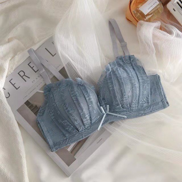 Deep V Underwear For Women Push Up Bras Floral Fashion Girls Lingerie Sling Backless