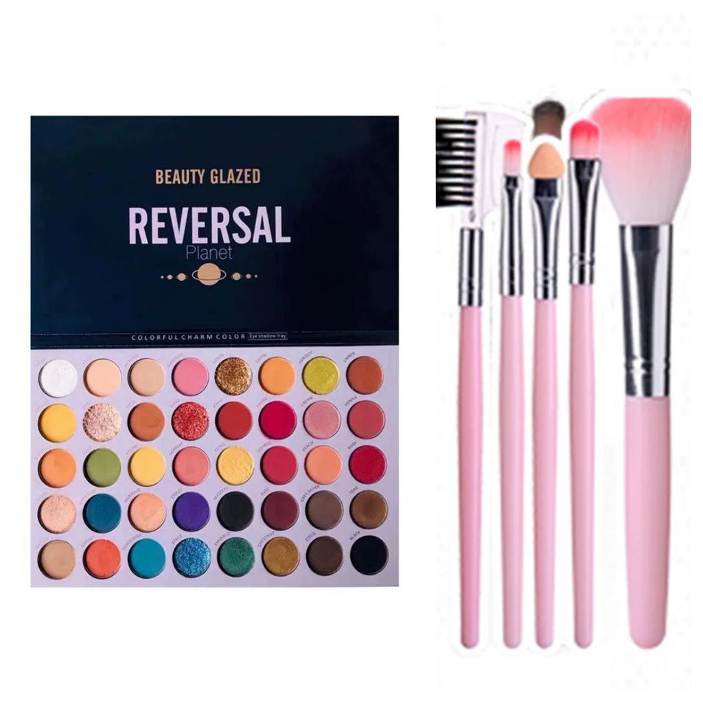 Authentic Meicai Eyeshadow Palette Makeup Artist Special Stage Makeup Performance Makeup Earth Colors 2025 New Multi-Color