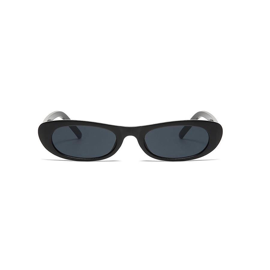Fashionable Small Frame Cat Eye Black Women's Sunglasses Spring and Summer Vacation Beach Party Men's Accessories