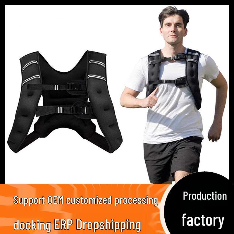 Reflective Sandbag Weight Vest for Running & Strength Training