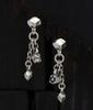 Sterlingworth Icy430-D1 Natural Stone Silver Earrings