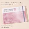 100% Cotton Watercolor Book 300g Thick Paper Mini Portable Tearable Watercolor Paper Art Student's Painting Drawing Supplies