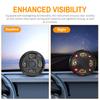 4 In 1 Car Instrument Assembly MultiFunctional Automotive Fuel Gauge Oil Pressure Gauge Water