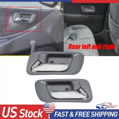 Ide Interior Handle Door Rear Left Right Gray For 1998-02 Honda Accord Sedan