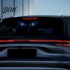 Auto Innenraum Ambientebeleuchtung Solare Dämonenauge Auto Fensterlicht Wasserdicht Kabellos Dynamisches Warnzeichen mit Saugnapf Neon Stil Nachtlampe Becher USB