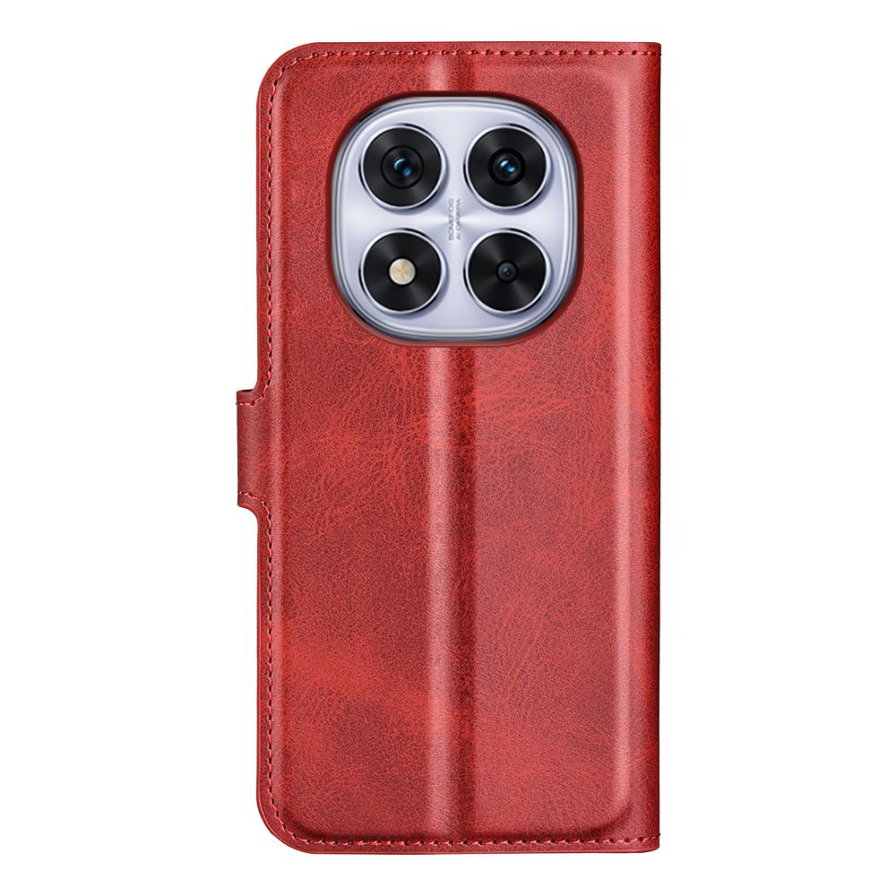 For Xiaomi Redmi Note 14 Pro 5G/Poco X7 5G Stand Case Anti-Scratch Calf Texture Leather Phone Cover