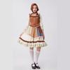 Halloween Medieval Adult Maid Manor Maid Farm Pastoral Dress Stage Costume