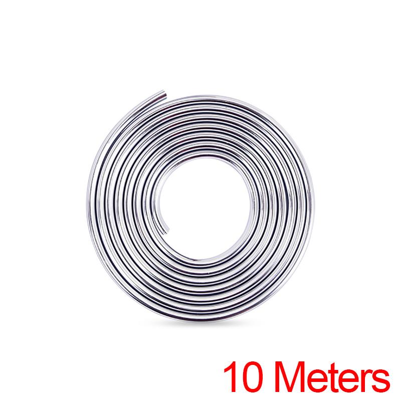 

10 м защитная кромка двери автомобиля универсальная авто полоса против царапин хромированная молдинг отделка уплотнительная полоса для воздуховыпускного отверстия двери капота багажника