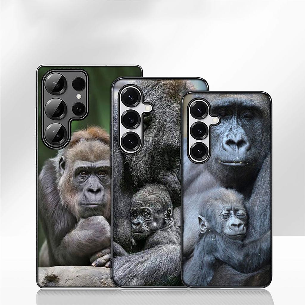 Monkey Cute Gorilla Ape Baby Case for Motorola Moto G54 G05 G24 G55 G75 G9 G85 G15 G57 G86 Power Edge 50 30 Ultra Fusion Neo Pro