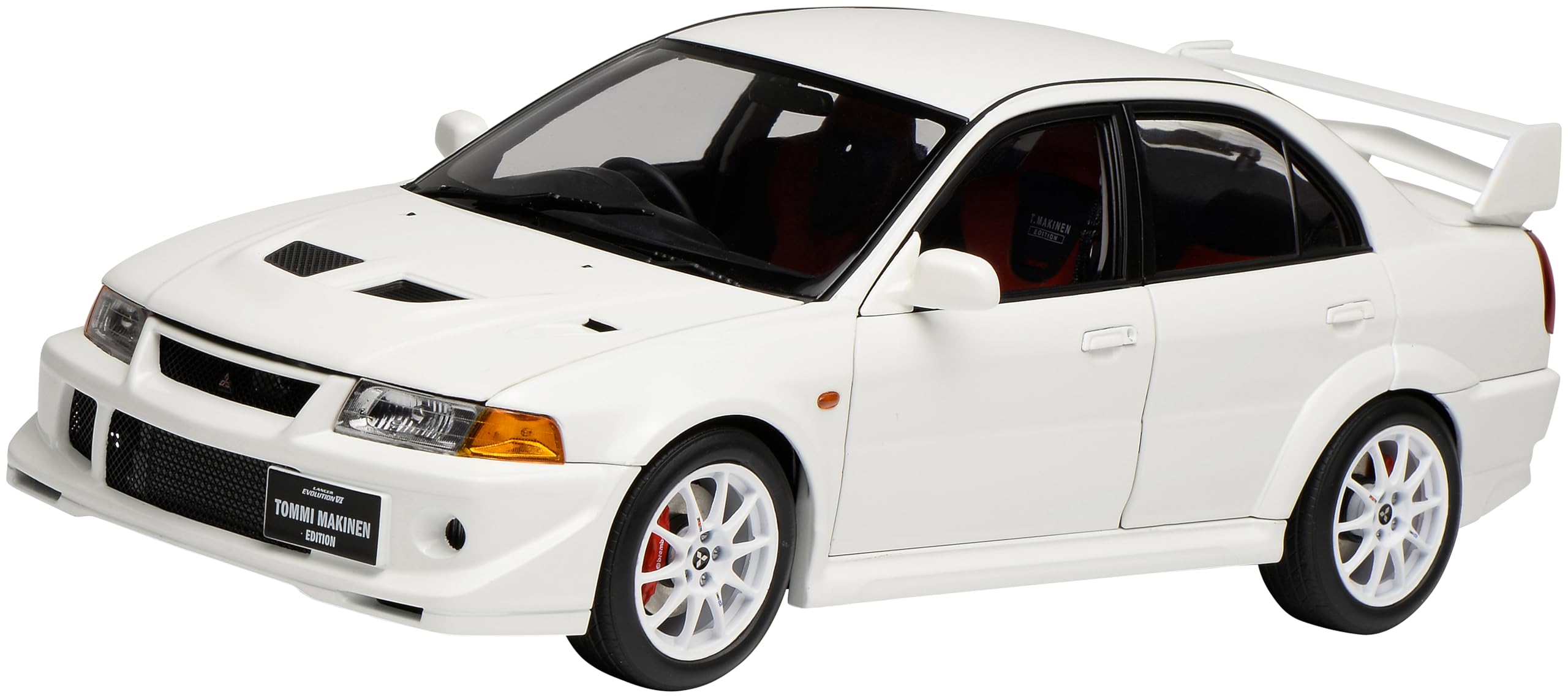

Freestyle MOTORHELIX Масштабная модель Mitsubishi Lancer Evolution VI GRS SCOTIA WHITE Готовая модель M84305 1/18 T.M.E.