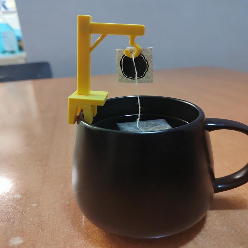 1pz Porta bustine da tè | Plastica, Ideale Per Tazze Spesse 3-5 Mm, Assicura un'infusione uniforme del tè, Gadget Pratico