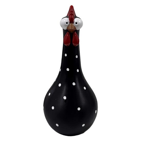 

Long Neck Colorful Chicken Statue, Big Eye Cartoon Resin Rooster Vase, Funny Outdoor Cock-Shaped Vase for Lawn, Yard, Office, Home Decor чёрный