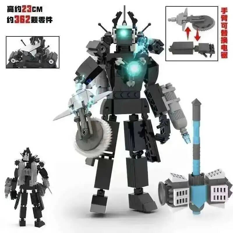 Скібіді Туалет Титани Оператор Блок Скібіді Туалет Титани Спікер Мен Спікермен Будівельний Блок Годинниковий Чоловік Телевізійний Чоловік G Чоловік