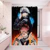 Satoru Gojo Jujutsu Kaisen 1pc Pattern Shower Curtain Plus Hooks Waterproof Machine Washable Polyester Fabric Abstract