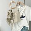 1116 Korean version of the new cotton and linen small square scarf women travel pastoral style photo small headscarf seaside versatile sunscreen scarf
