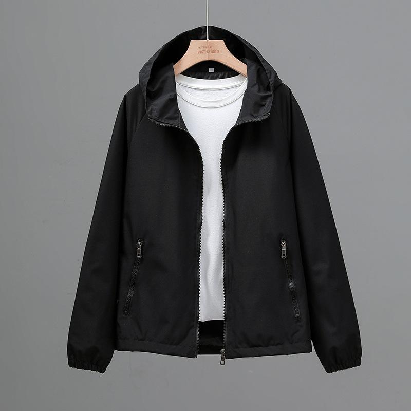 

Женская куртка с капюшоном для кемпинга, пешего туризма, ветровка на молнии, женская куртка для скалолазания, треккинга, велоспорта, водонепроницаемая куртка XS чёрный