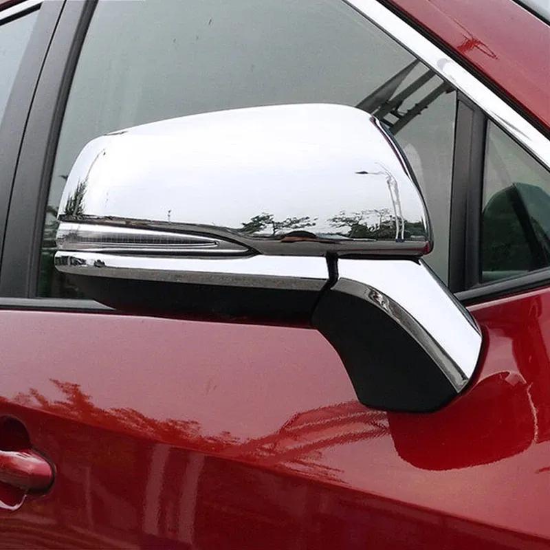 For Toyota RAV4 XA50      2024 ABS Carbon Car Rearview Mirror Side Cover Shell Trim Molding Accessories