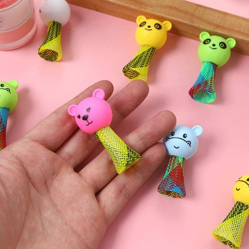 Personnage de dessin animé mixte rebondissant Personnages de dessin animé rebondissants créatifs Animal de dessin animé Poupée sautante Jeu Jouet