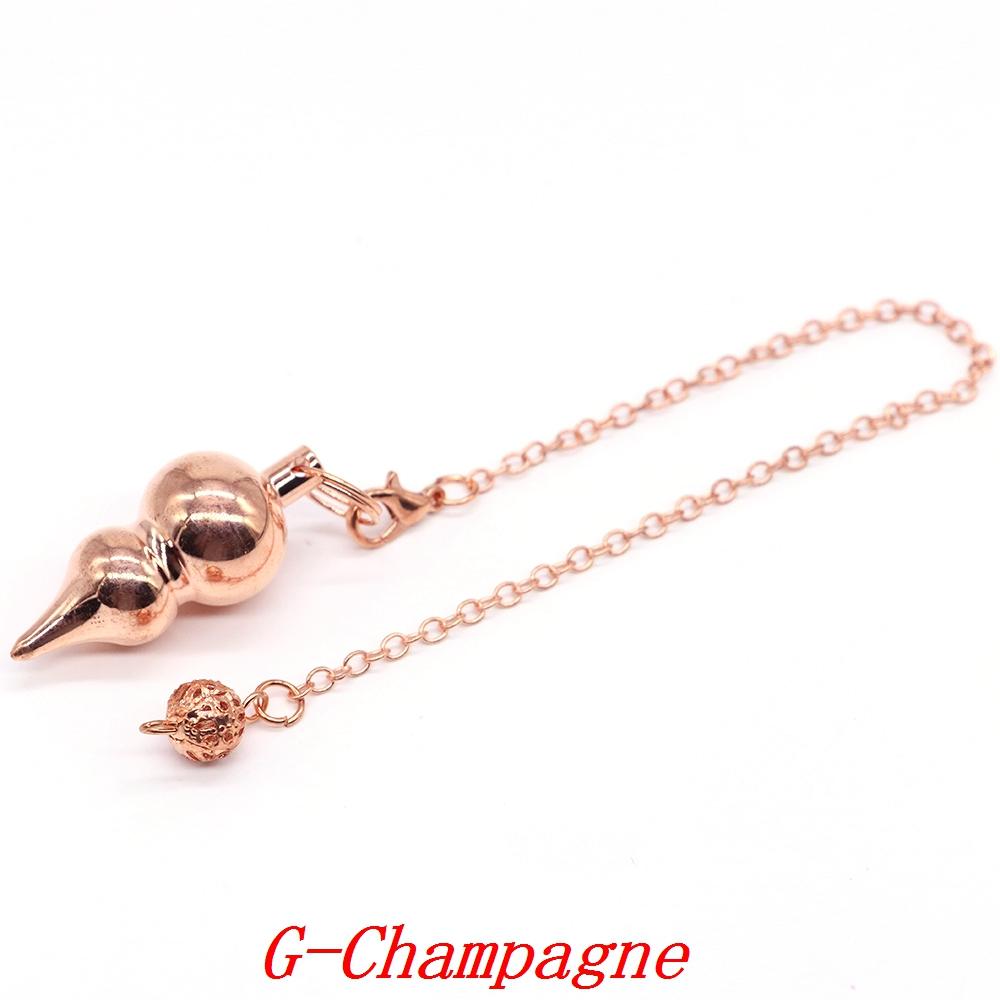 Metal Pendulum For Dowsing Divination Pendulos Spiral Cone Gold Color Copper Radiesthesia Pendulums Healing Pendule
