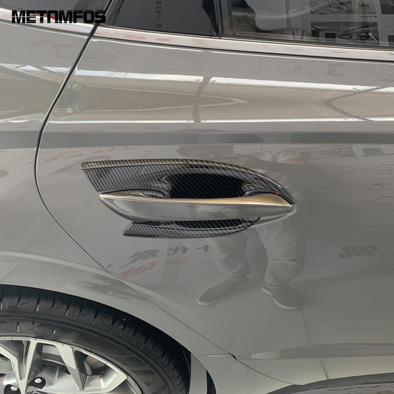 Side Door Handle Bowl Cover Trim For Hyundai Sonata -   Carbon Fiber Protector Exterior Accessories Car Styling