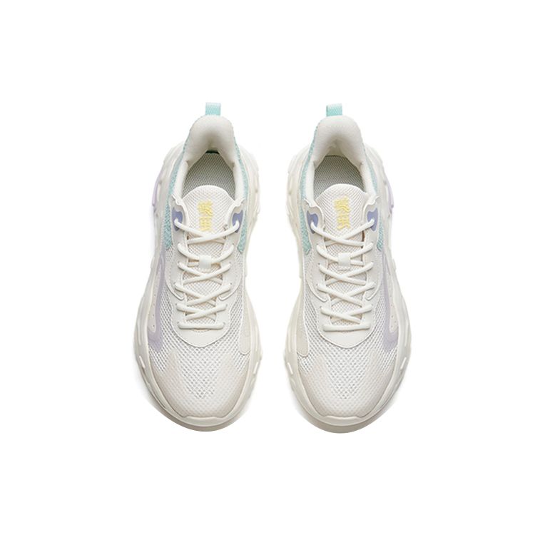 Anta Breakthrough Low Top Sports Casual Shoes Women Sneakers White Blue Purple 122228861-3