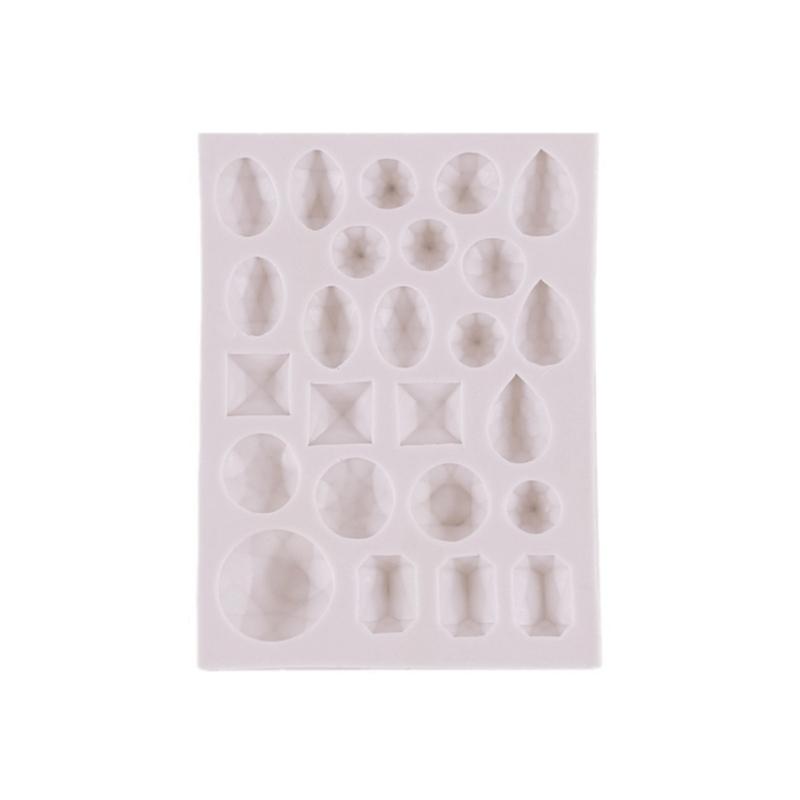 Geometric Gem- Green Bean Cake Chocolate Cake Fondant Mold Diy Baking Manual Mold Food Grade Silicone Fondant Mould