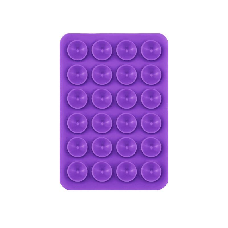 Portable Removable Non Slip Square Silicone Suction Cup Phone Holder