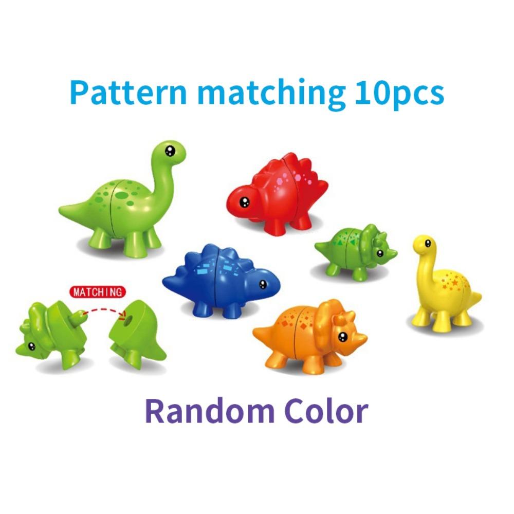 Plastic Letters Matching Letters Toy Double-Sided Dinosaur Alphabet Sensory Toys  Children'S Gift