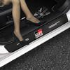 Car Door Sill Carbon Fibre Trunk Anti-scratch Sticker for Toyota GR Gazoo Sport Corolla Camry RAV4 Aqua Avensis Yaris CHR Prius