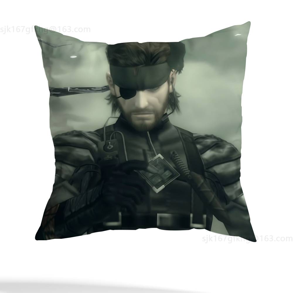 M-Metal Gear Solid Raiden Kissenbezug lässiger Stil Dekoration, geeignet für Heimdekoration (Kissenkern ausgenommen)