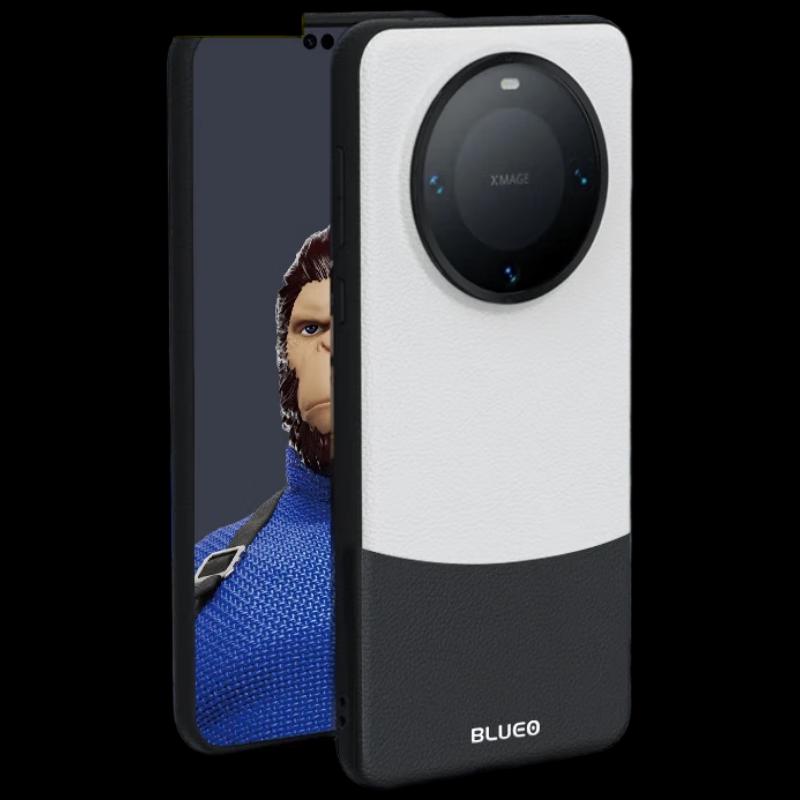 Blue Gorilla Business Leather Magnetic Phone Case for Huawei Mate 60 Pro