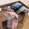 Thickened Autumn and Winter Plaid Wool Scarf Atmosphere Women's Versatile Warm Wool Wool Scarf Comfortable Shawl