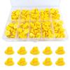 150Pcs Rubber Pin Backs Locking With Storage Case Keepers for Brooch Tie Hat Badge