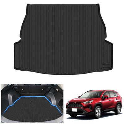 RAV4 50 Series Exclusive Luggage Mat RAV4 Vehicle Specific Design 3D Trunk Mat TPE Material Cargo Mat TPE Material Waterproof Stain Resistant Luggage