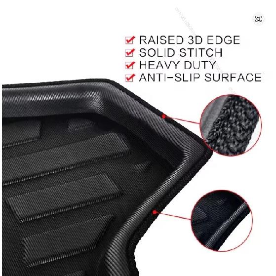 Car Trunk Mats EVA Material For Volkswagen VW ID4 ID.4 2025 2024    Car Trunk Mats Trunk Rear Pad Accessories