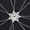 Zinc Zinc Alloy Friendship Necklace Creative Multi-person Splicing Necklace Best Friend Necklace  Women