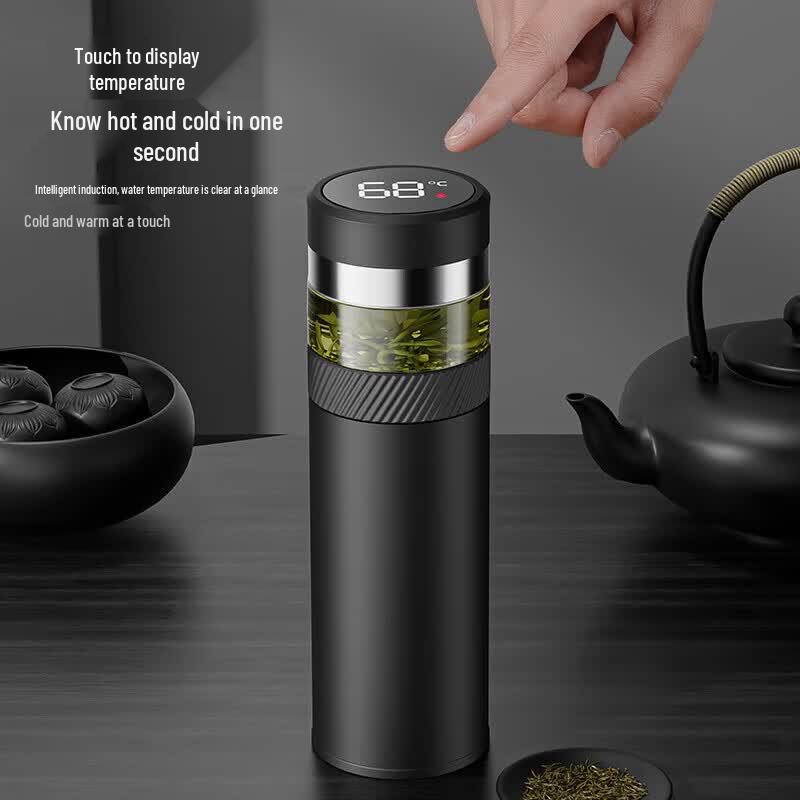 Smart Insulated Tea Mug with Temperature Display