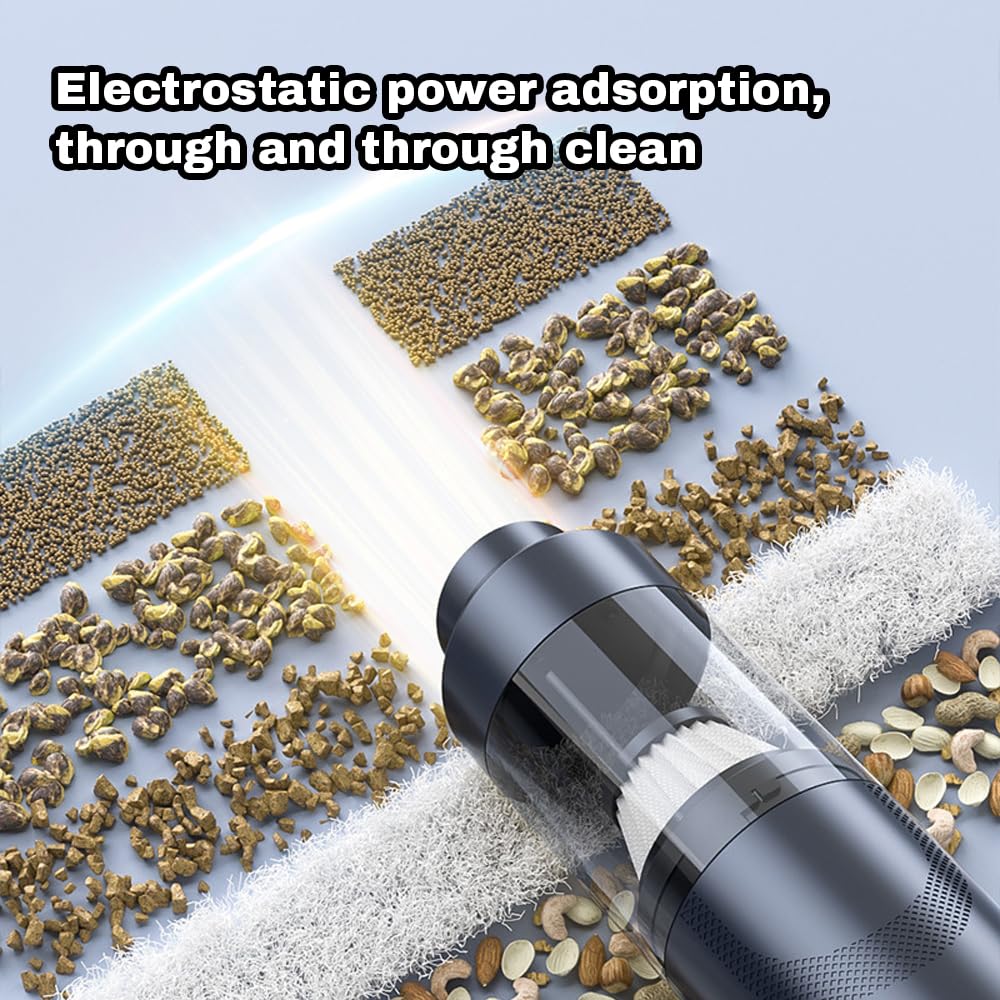 7000pa Portable Cordless Handheld Car Vacuum Cleaner Dual Use Small Vacuum Support Inflation Suction Blow And Suction Vacuum For