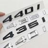 3D ABS Car Letters Logo 435i 440i Badge Sticker Rear Trunk Emblem Decals For BMW 4 Series 435i 440i F32 F33 F36 Atuo Accessories