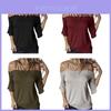 Off Womens Summer Shoulder Sexy T Shirt Flare Sleeve Plus Size Solid Blouse Tops