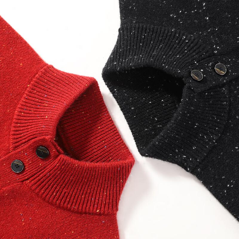 Men's Antonio Heavyweight 100% Cashmere Henley Sweater