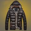 European Korean Style Slim Fit Men's Cotton Jacket with Detachable Hood - Autumn/Winter Collection